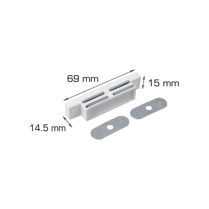 Magnetlås 69 x 15 mm 2 stk. 